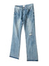 Men's Distressed Raw Hem Jeans - Odaingerous